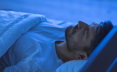Man asleep